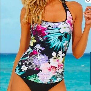 Hapari Vibrant Multicolor “Tankini” Swimwear